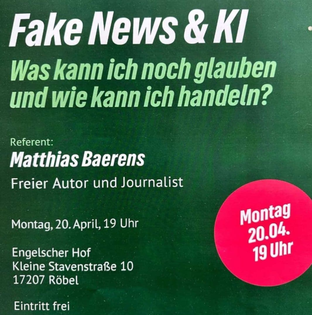 Fake News & KI - Was kann ich noch glauben und wie kann ich handeln?