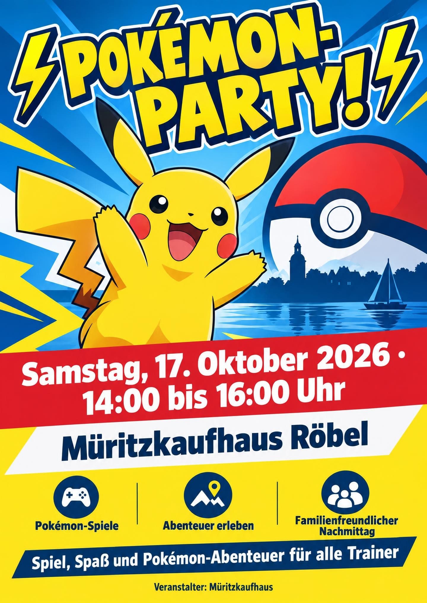 ⚡ POKÉMON-PARTY! ⚡